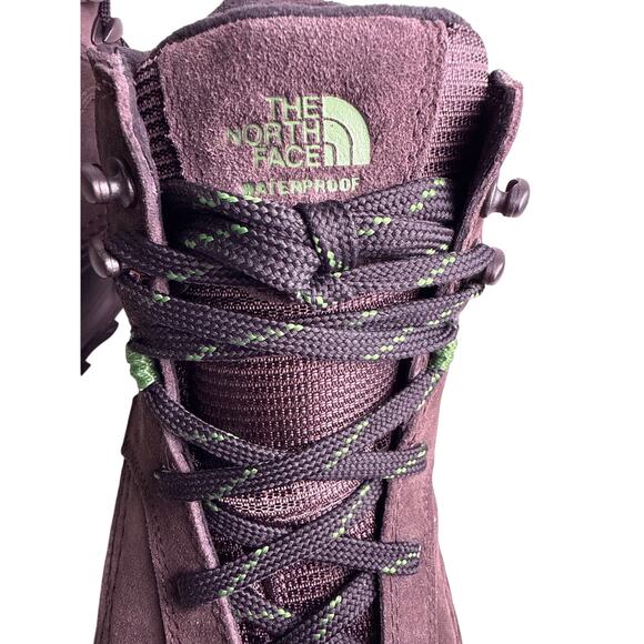 The North Face Snowfuse Winter Boots Men's Size 10.5 Brown Waterproof Suede - Picture 6 of 10